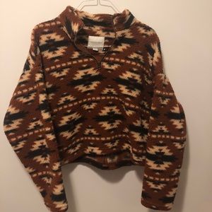 cropped american eagle sweater